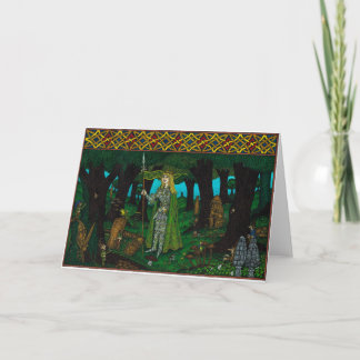 The Mistletoe King, Mistletoe Lance (elf) Holiday Card