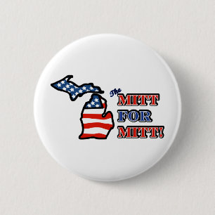 The Mitt for Mitt! 2 Inch Round Button