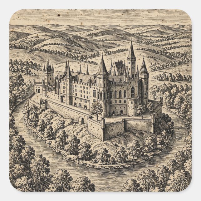 The Moated Crown Sticker (Front)