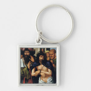 The Mocking of Christ (oil on panel) (see 165461 f Keychain