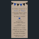The Modern Blue Bunting Wedding Collection Program<br><div class="desc">The Modern Blue Bunting Wedding Collection - Programs 
 
  VIEW MATCHING ITEMS FOR THIS COLLECTION</div>