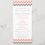 The Modern Chevron Wedding Collection- Pink & Grey Program<br><div class="desc">Simple yet elegant, the modern chevron wedding collection is a stunning design featuring a lovely zig-zag print in a pink, grey and white colour, which is perfect for any modern wedding celebration. These programs can be personalized for your special occasion and would make the perfect order of service for your...</div>