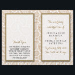 The Modern Paisley Wedding Collection - Brown<br><div class="desc">Simple yet elegant, the modern paisley wedding collection is a stunning design featuring a lovely paisley print in a soft brown and white colour, which is perfect for any modern wedding celebration. These programs can be personalized for your special occasion and would make the perfect order of service for your...</div>