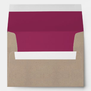 The Modern Pink Bunting Wedding Collection Envelopes