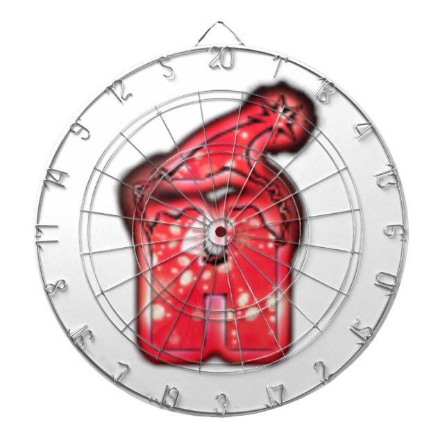 The Modern Santa Hat Collection. Dartboard (Front)