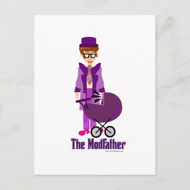 The Modfather! Postcard (Front)