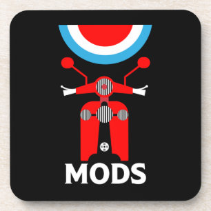 The Mods - Mods And Rockers - British Music Coaster