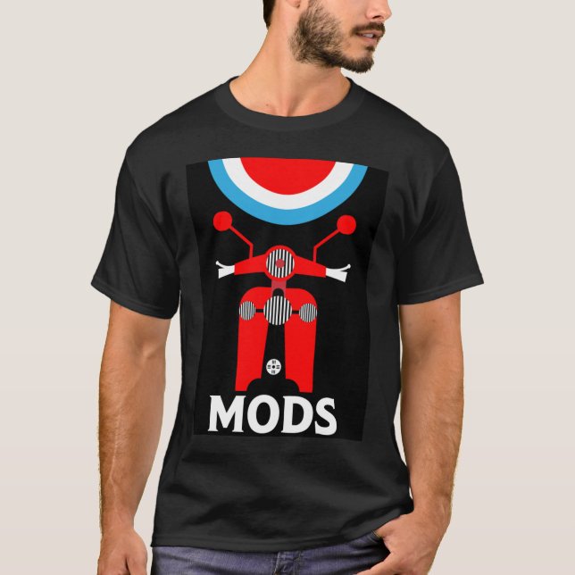 The Mods - Mods And Rockers - British Music T-Shir T-Shirt (Front)