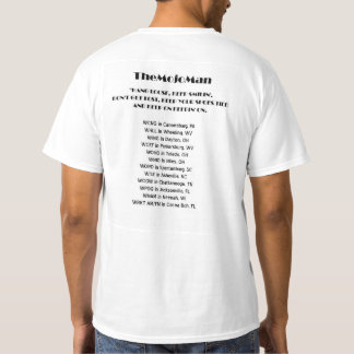 The Mojo Man Official Fan Club T Shirt