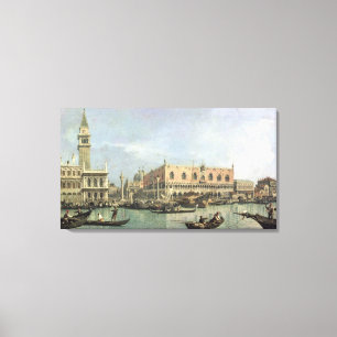 The Molo and the Piazzetta San Marco, Venice (oil Canvas Print