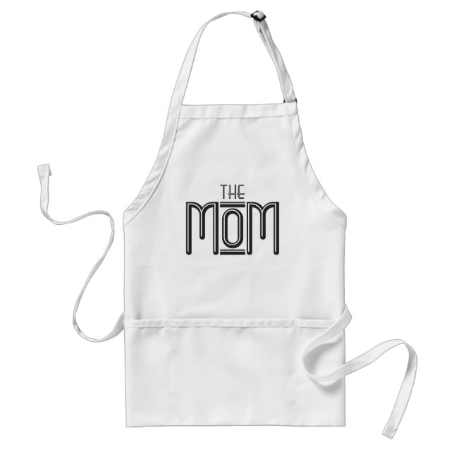 "THE" Mom Quirky BBQ Apron (Front)