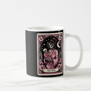 The Mom Tarot Card Mothers Day Pink Skeleton Mom B Coffee Mug