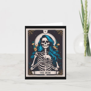 The Mom Tarot Card Skeleton Mothers Day Witch Mom