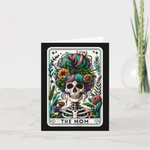 The Mom Tarot Card Skeleton Mothers Day Witch Mom