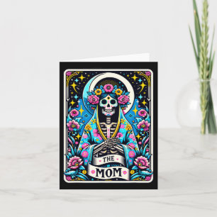 The Mom Tarot Card Skeleton Mothers Day Witch Mom