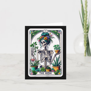 The Mom Tarot Card Skeleton Mothers Day Witch Mom 