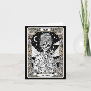 The mom tarot card skeleton vintage gothic mother