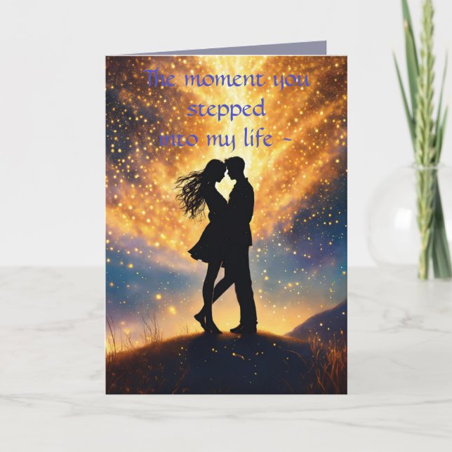 THE MOMENT ANNIVERSARY/LOVE CARD (Front)