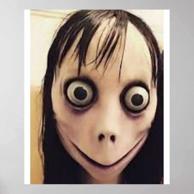 The Momo Creepy Challenge  Reddit Hoax Challenge   Poster (Front)