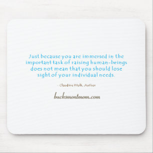 The Mom's Mantra Mousepad