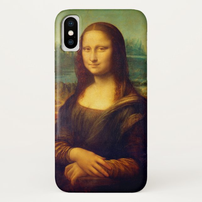 The Mona Lisa by Leonardo Da Vinci Case-Mate iPhone Case (Back)
