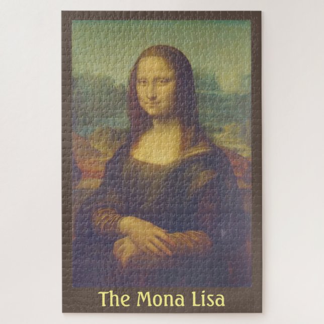 The Mona Lisa by Leonardo Da Vinci Fine Art Jigsaw Puzzle (Vertical)