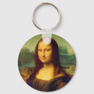The Mona Lisa by Leonardo Da Vinci Keychain