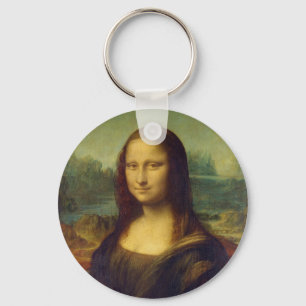 The Mona Lisa La Joconde by Leonardo Da Vinci Keychain