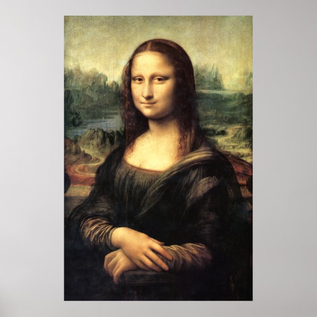 The Mona Lisa Leonardo da Vinci Poster (Front)