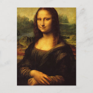 The Mona Lisa Postcard