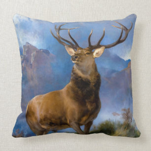 The Monarch of the Glen by Edwin Landseer Throw Pillow