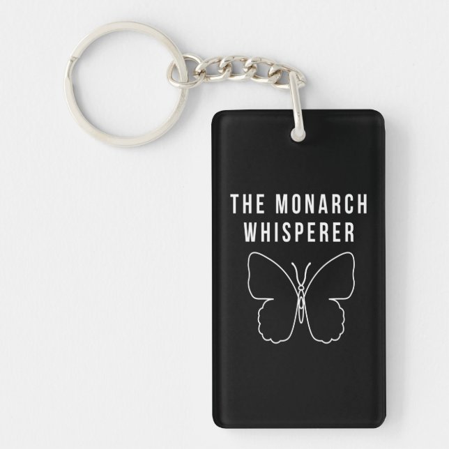 The Monarch Whisperer Keychain (Front)