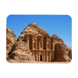 The Monastery Petra Jordan Magnet