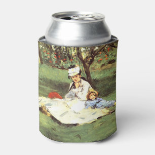 The Monet family in their garden Edouard Manet Can Cooler