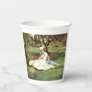 The Monet family in their garden Edouard Manet    Paper Cups