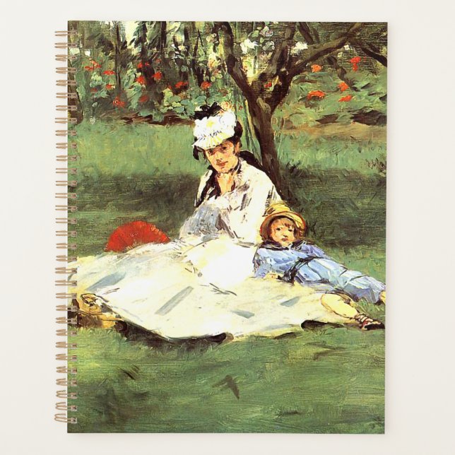  The Monet family in their garden Edouard Manet    Planner