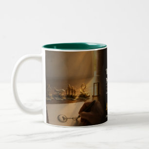 The Money Can Come Later Book Quote Two-Tone Coffee Mug