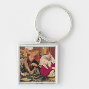 The Money Changer and his Wife, 1539 Keychain