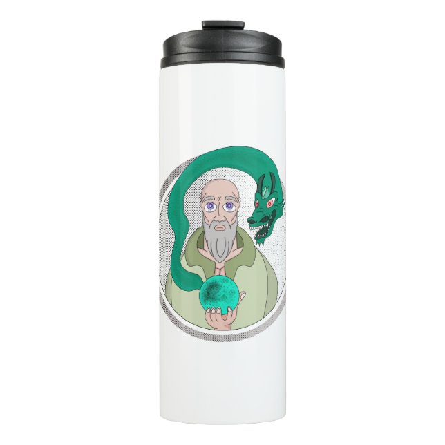 The Monk and the Dragon Thermal Tumbler (Front)