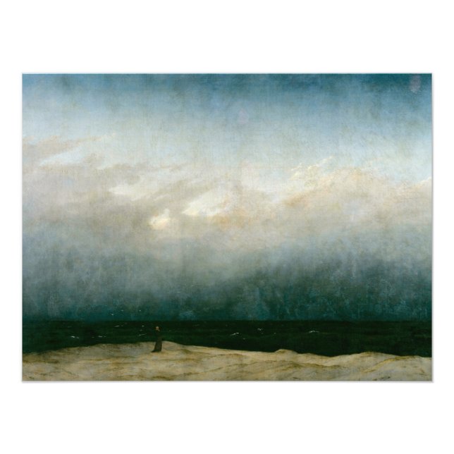 The Monk by the Sea by Caspar David Friedrich Photo Print (Front)