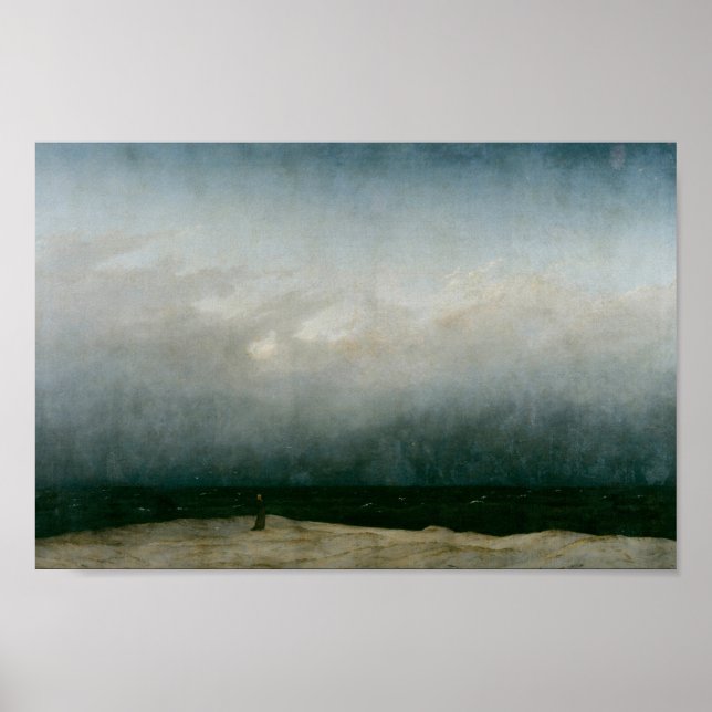 The Monk By the Sea (Friedrich 1824) Poster (Front)