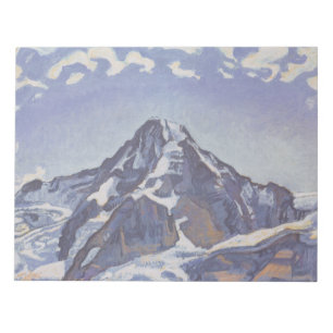 The Monk Mountain With Clouds (Ferdinand Hodler) Notepad