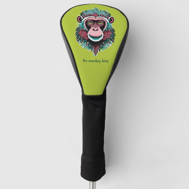 the Monkey King Golf Head Cover (Front)