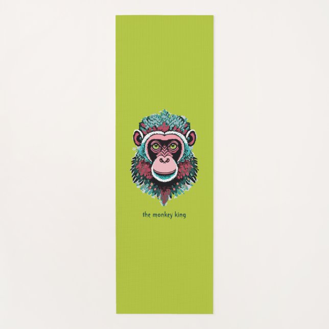 the Monkey King Yoga Mat (Front)