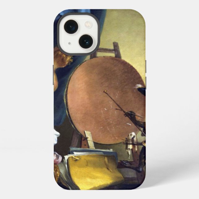 The Monkey Painter iPhone Case (Back)