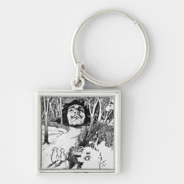 The Monkeys Admired It Greatly Keychain (Front)