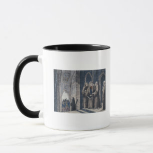 The Monks covering King with drape Camenz Convent Mug