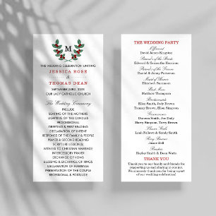 The Monogram Berry Bush Wedding Collection Program