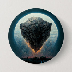 The Monolith Fantasy Sci-Fi Art 3 Inch Round Button