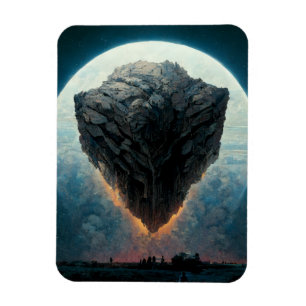 The Monolith Fantasy Sci-Fi Art Magnet
